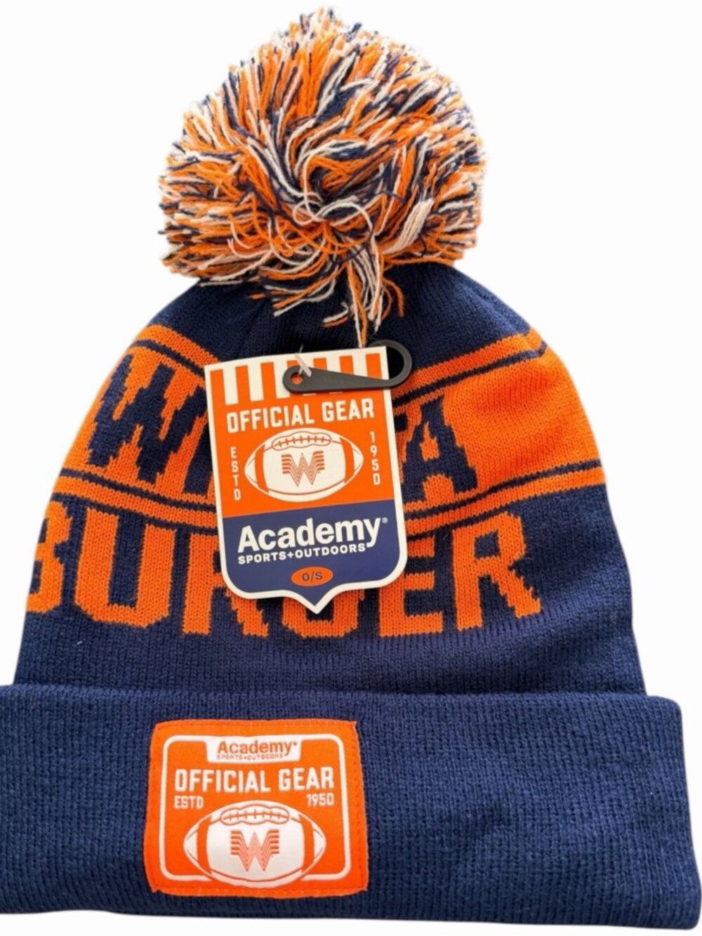 Whataburger Knit Beanie Hat Adult One Size OSFM Unisex Winter NEW NWT